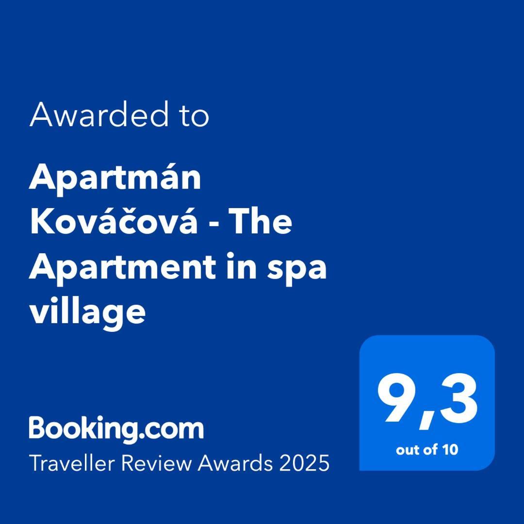 Apartman Kovacova - The Apartment In Spa Village Eksteriør bilde